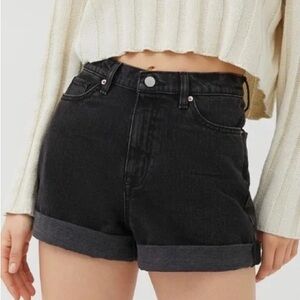 Urban Outfitters BDG Black Denim Mom Shorts